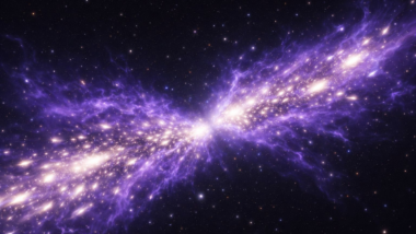 Cet amas de galaxies surnommé l’« Amas Champagne » a été découvert par la NASA pendant le réveillon du Nouvel An