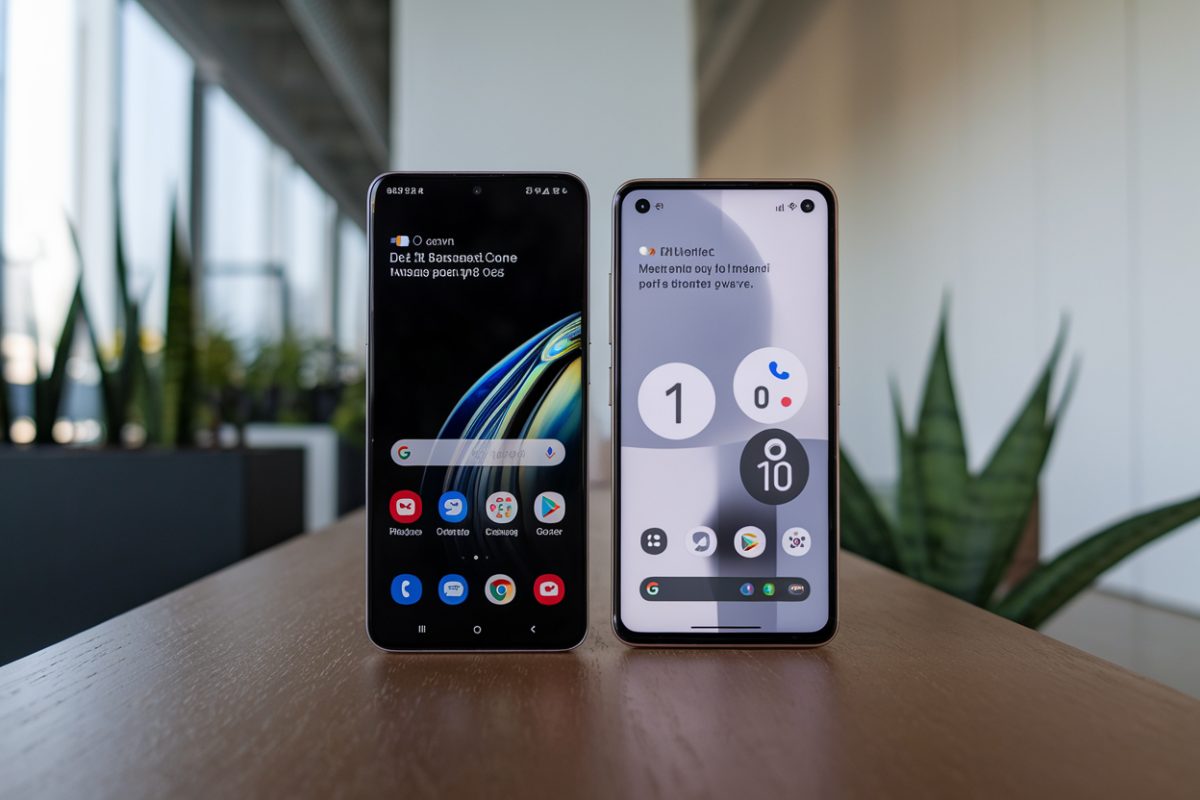 Galaxy S26 et Pixel 10 avec fonctionnalit&eacute;s AI