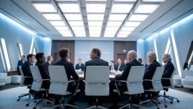 Réunion de dirigeants de Paramount et Warner Bros. Discovery