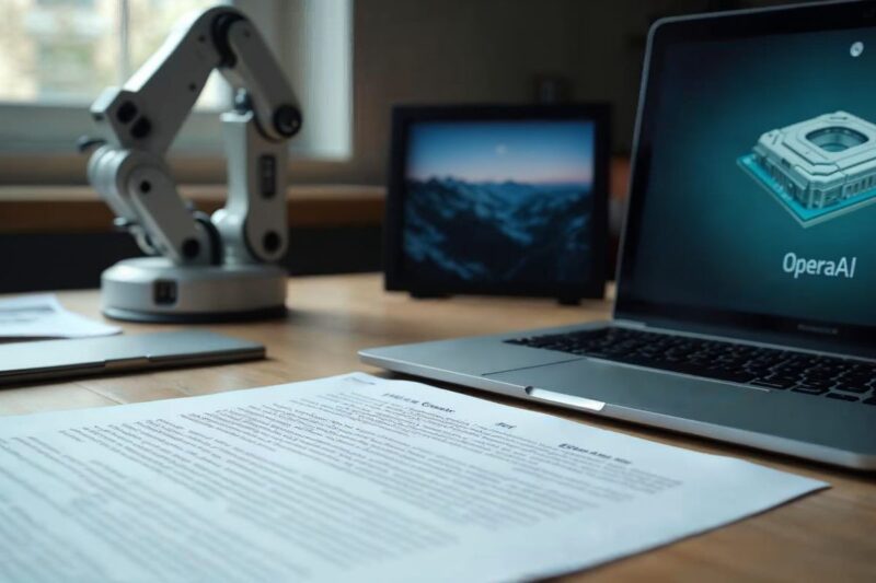 Lettre de d&eacute;mission OpenAI pr&egrave;s d&rsquo;un robot prototype, contexte Pentagone.