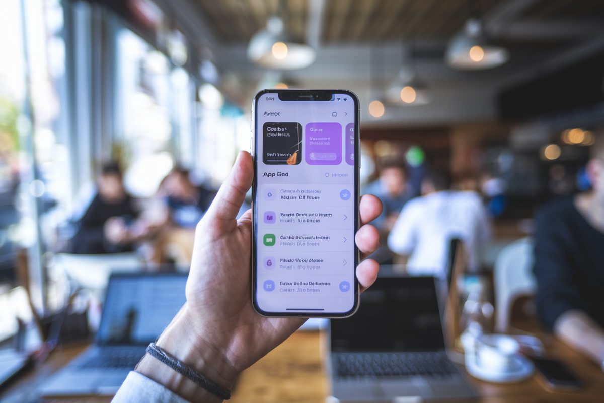 Un smartphone affiche Claude premier sur le classement de l&rsquo;App Store